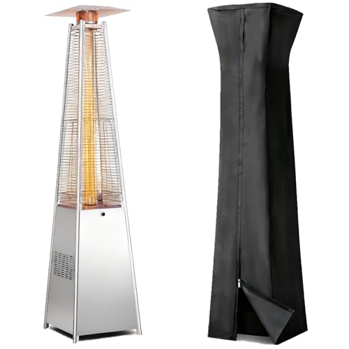 GLANC 48,000 BTU Pyramid Patio Heater, Outdoor Patio Heaters...