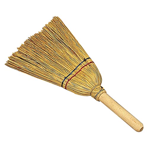 VERDELOOK Scopino Multiuso Tradizionale in saggina, 33 cm, per Pulizia casa e mobili