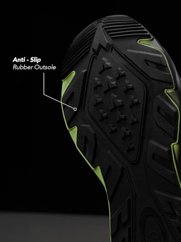 Image of The Souled Store MACH Men and Boys Lace Up Running Technical Trainer Ripstop Base Cushioned Insole Rubber Outsole Tie Up Closure Lightweight Sporty Casual Sneakers