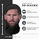 Yoimckay Realistic 3D Print Full Face Mask - Breathable, Lightweight & Comfortable, Ideal for Cosplay, Parties, Halloween, Carnival & Events