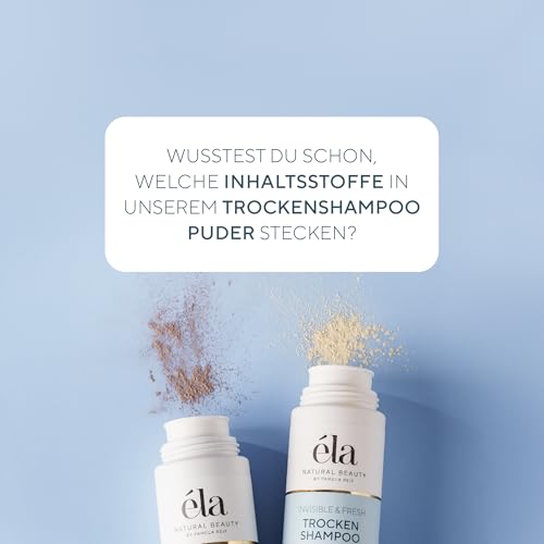 éla Natural Beauty Trockenshampoo Puder Dunkles Haar, 1er Pack (1 x 25 g)