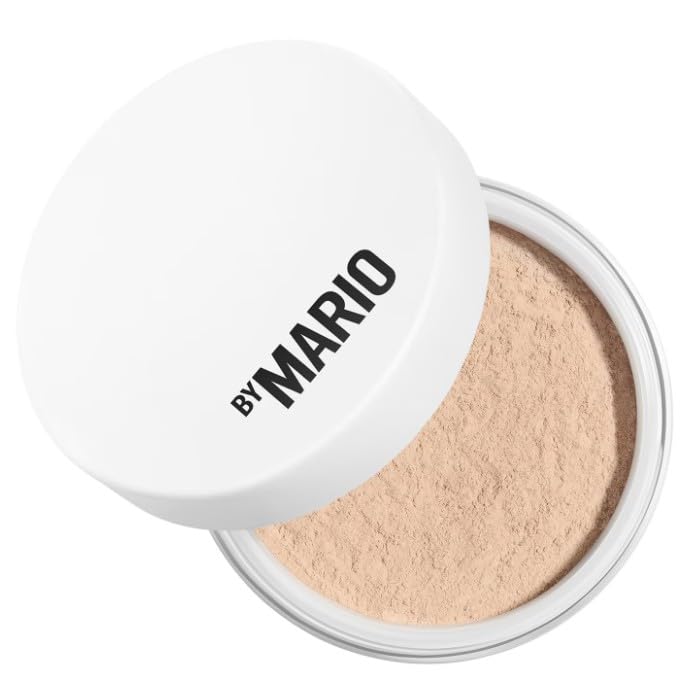 MAKEUP BY MARIO ORIGINAL | SurrealsSkin™ Soft Blur Setting Powder - Polvos Sueltos | 15 gramos | by BELLA | (3 NEUTRAL PEACH, 15 gramos (Paquete de 1))