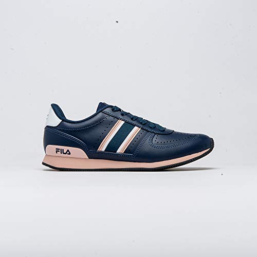 Tênis F-Retro Sport 2.0 SL, FILA, Feminino, Marinho/Rosa Claro/Branco, 40