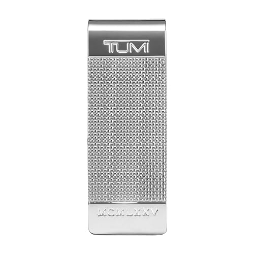TUMI - Nassau Ballistic Etched Money Clip - Men's and Women's Metal Wallet