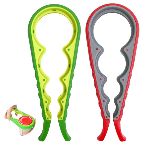 Luckyiren Jar Opener, Silicone Handle Can Opener for Bottle Beer