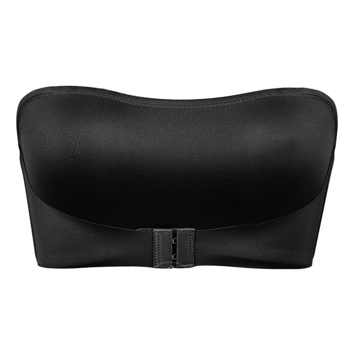 Soutien-gorge sans armatures kaki taille S avec bretelles transparentes amovibles