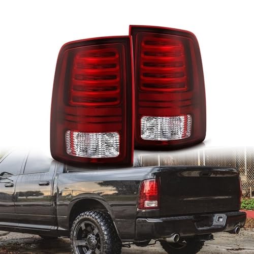 Luz trasera izquierda para Dodge Ram 1500 2013-2018, conjunto completo con freno e intermitente 2