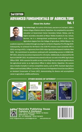 Image of Advanced Fundamentals of Agriculture - Ashok Singh Malwa - Vol 1 and 2 - Combo Set of 2 Books - 2nd Edition - For 2026 Exams