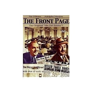 The Front Page póster decorativo de papel kraft para salón