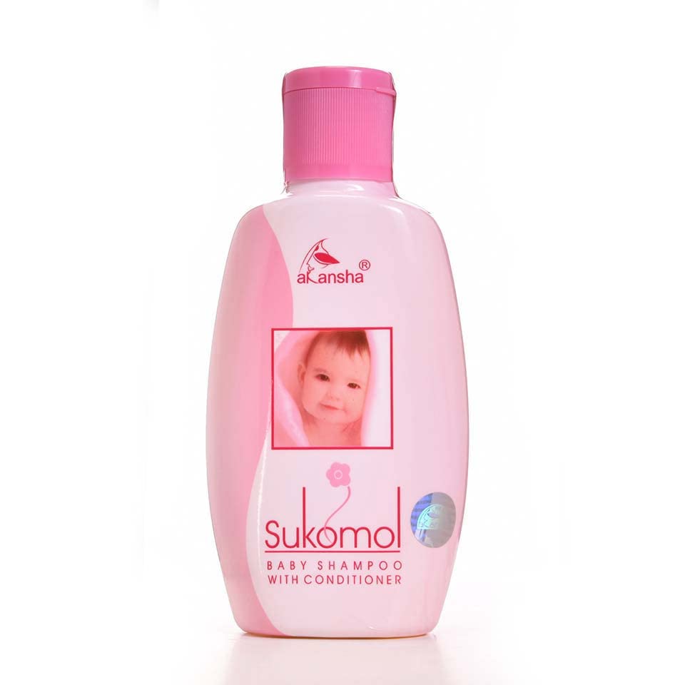 AKANSHA Sukomol Ayurvedic Mild and Gentle Baby Shampoo at ₹152 (54% Off) – Amazon