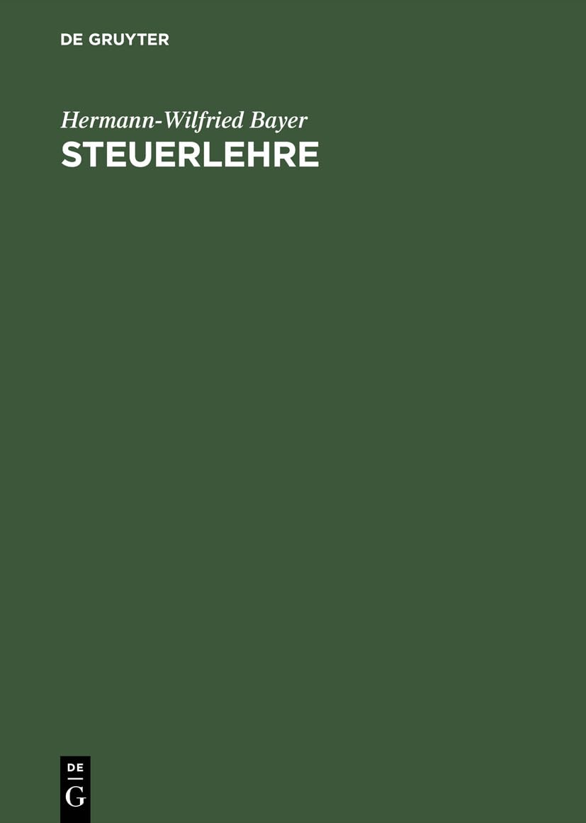 Steuerlehre manuel de droit fiscal constitutionnel et contentieux