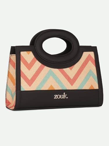 Image of ZOUK Zoe Sling Bag | Stylish Women's Crossbody Bags | Purse | Detachable Strap | Water-Resistant | Trendy Girls Side Bag | Compact & Chic