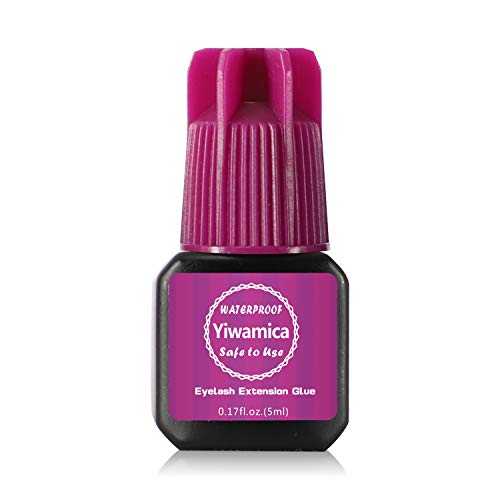 Eyelash Extension Glue Sensitive, Semi-permanent Black Adhesive for Beginners and Self Application, 4-5