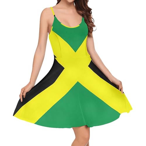 Image of Coloranimal Women's Summer Sleeveless Casual Swing Dresses with Loose Fit Beach Sundress