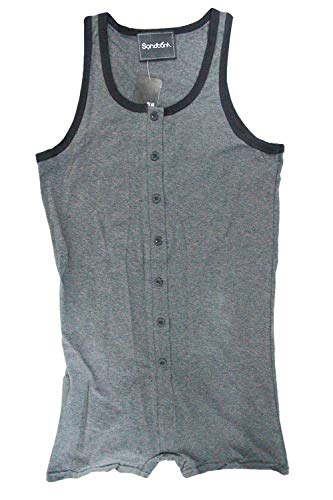 sandbank Men¡¯s Sexy One Piece Button Bodywear Body Suit Underwear Tights Leotard3