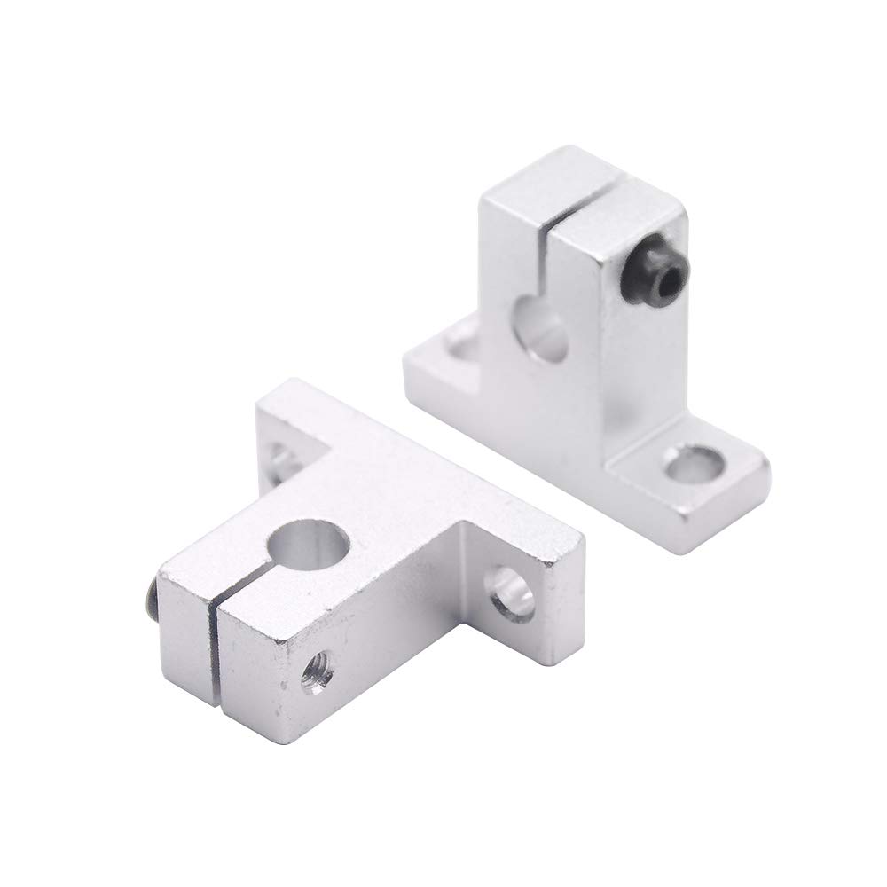 4 Pezzi Cuscinetti Lineari SK8 8mm - Guida A Sfera Per Movimento CNC, Alluminio