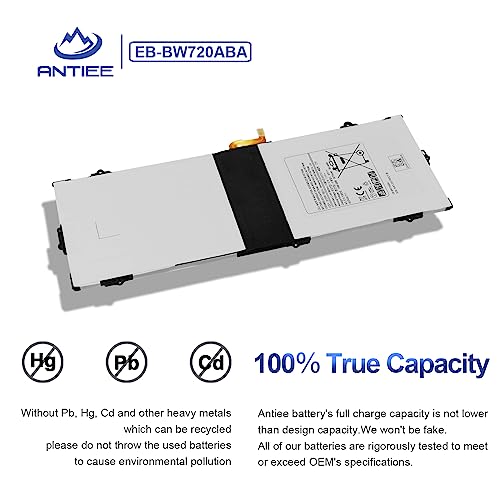 Eb-Bw720Aba Eb-Bw720Abe Battery For Samsung Chromebook Plus V2 Xe520Qab Xe521Qab, Chromebook 4 4+ Xe310Xba Xe350Xba, Galaxy Book 12 Sm-W720 Sm-W723 W728 W723Q W727V W720N Ba43-00390A Gh43-04691A #TOP3
