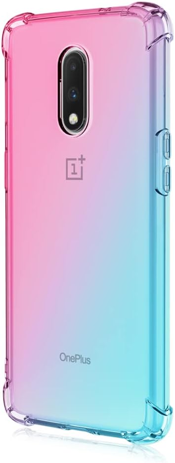 Case Compatible with OnePlus 6T, Slim Soft TPU Shockproof Anti-Scratch Phone Case Cover with Reinforced Corner Bumper