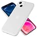Produktbild NALIA Extrem Dünnes Hardcase kompatibel mit iPhone 13 Mini Hülle, Durchsichtig 0,3mm Schlank Ultra-Dünn Matt Semi-Transparent Anti-Fingerabdruck Leicht, Ultra-Slim Cover Schutzhülle, Farbe:Weiß