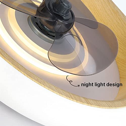 Lustre ventilateur de plafond intelligent 19,7 pouces à intensité variable