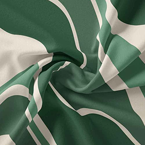 Moyrisou Sage Green Swirls Tapestry Retro 70S Danish Pastel Abstract Aesthetic Bedroom Wall Art Tapestries, Vintage Cottage Fairycore Simple Hippie Posters Wall Tapestry For Home Office Dorm 40X30In #TOP3