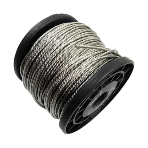 �X�e�����X�|�����C���[���[�v�A 50.0m PVC �R�[�e�B���O 304 �X�e�����X�|���C���[ ���[�v�A2.0-3.0mm �����������p���[�v(2.0mm 7x7)