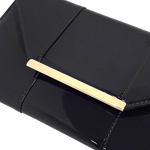 Image of JNB Faux Patent Leather Envelope Candy Clutch