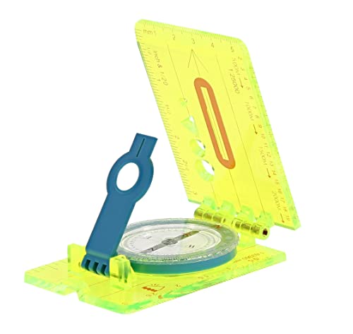 Brújula Hi-Vis Lensatic con diseño compacto plegable para senderismo, mochilero y supervivencia al aire libre miniatura 1
