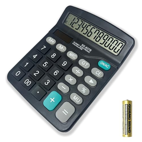 12 Digit Office Calculator with Large LCD Display
