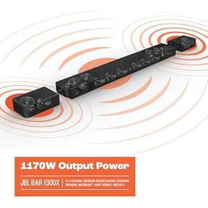 JBL Bar 1300X: 11.1.4-Channel soundbar with Detachable Surround Speakers, MultiBeam™, Dolby Atmos® and DTS:X®, Black — photo 6 of 6