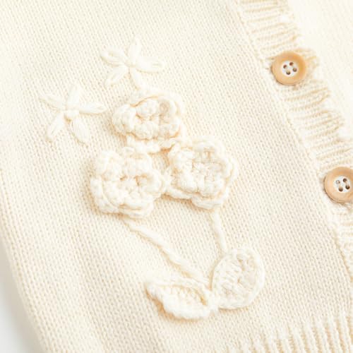 Image of Curipeer Toddler Girl Sweater Cardigans, Long Sleeve Coat, 18M-9Y | Soft Warm Fabric, Spring and Fall Casual Wear, Little and Baby Girl