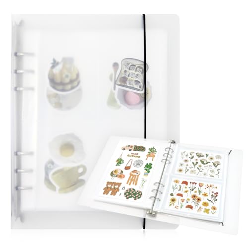 Ruatu A5 Sticker Organizer Binder