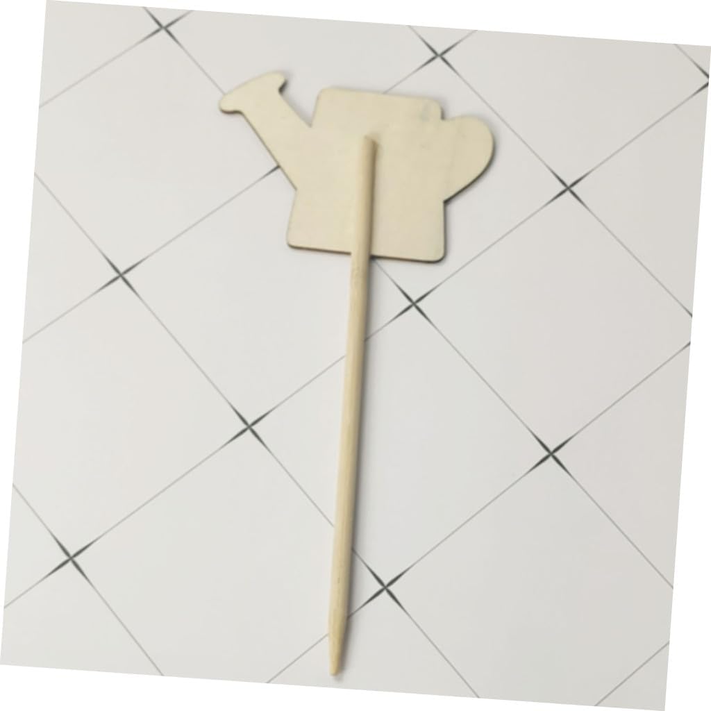 Flowerpot Topper 10pcs Wood Mini Chalkboard Picks for Reminders