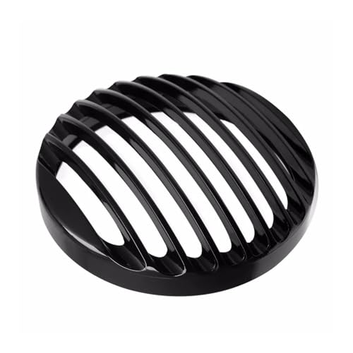 Grille de phare rétro moto protège votre optique 5.75 pouces contre les impacts de gravillons