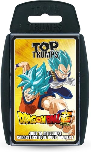 Winning Moves - Top Trumps - Dragon Ball Super - Juegos de Cartas - Juego de Mesa - Versión Francesa