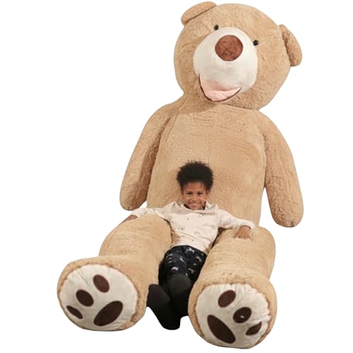 Bananair Riesen Teddybär (130cm to 340cm) XXL Großer Riesiger Teddy Bear Stofftier Perfekt für Geburtstag, Geschenk, Weihnachten, Spielzeug Plüschtiere (340 Zentimeter)