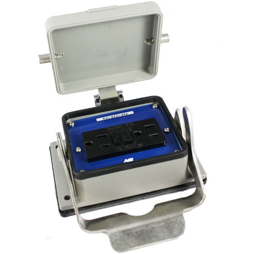ASI RAI-GFCI-202 Through Panel Remote Access Interface, Single GFCI (Ground Fault Circuit Interrupter) AC Outlet