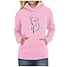 Bestyyo Damen-Pullover mit einfarbigem Druck und Kordelzug und Langen Ärmeln 4363 vminge Singlet leichtes transparent Multicolor Party Plus Rundhals-Ausschnitt jn 071 krümelmonster