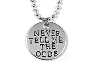Never Tell Me The Odds Star Wars Necklace for Women