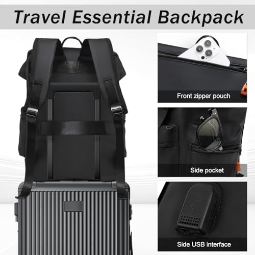 Image of GUSTAVE 15.6 Inch Laptop Bag for Men With USB & Earphone Ports Waterproof Laptop Backpack for Men, Ideal For Business & College