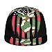Unisex Adult Camouflage American Flag Hunting Deer Camo Black Baseball Cap Snapback Dad Hat for Camping Golf Outdoor Activities, Fashionable Adjustable Snap Military Cap, One Size Fits Most