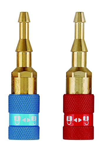 Express, 2922, Raccords Rapides Femelle Tuyau O/A + 2 Colliers, Accessoire pour Fer à Souder, Lampe à Souder, Fer de Couvreur, Chalumeau d'Étanchéité,...