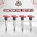 Ignition Coil Pack Set of 4 - Replaces 06E905115E, 06H905115B, 07K905715F - Compatible with Audi and Volkswagen Vehicles - A4, A5, A6, R8, TT, GTI, Golf, Jetta, Passat, Tiguan, MK5, MK6, 2.0T, 2.5L