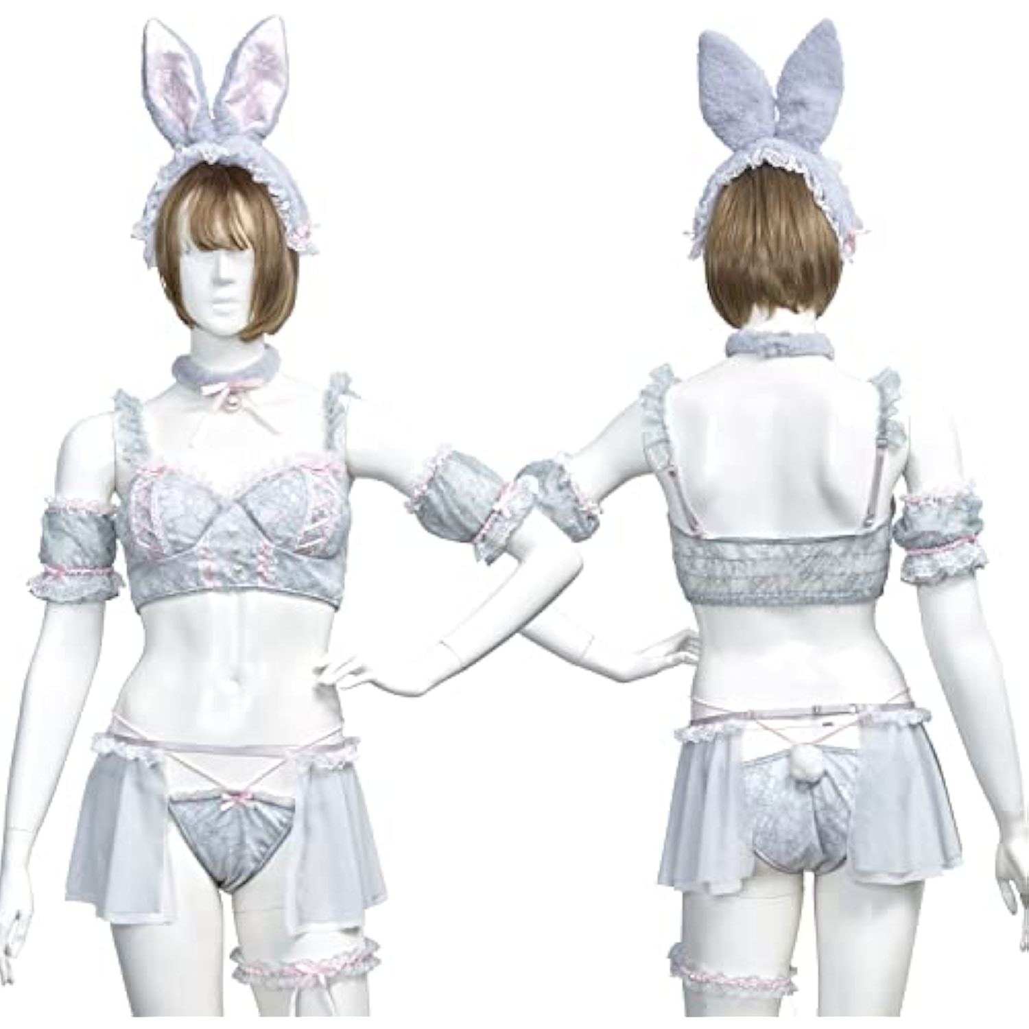 クリアストーン(Clearstone) SugarWhip コスプレ ハロウィン ドリーミーバニー レディース グレー 詳細画像3