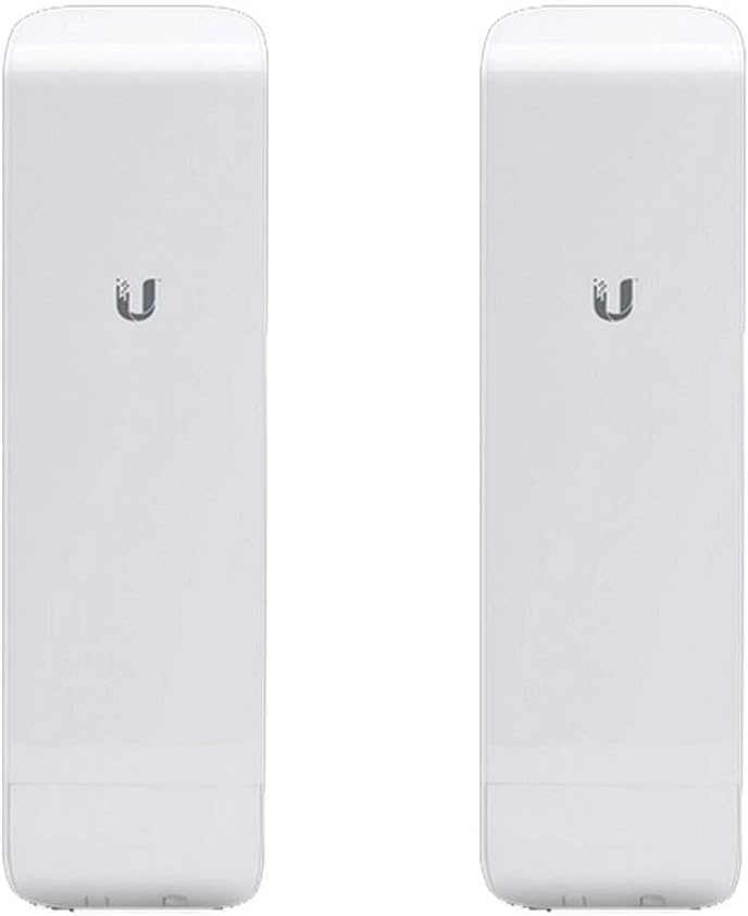 Ubiquiti NSM5 Bundle of 2 NanoStation M5 5GHz Outdoor airMAX CPE 150+Mbps 15+km