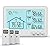 Indoor Outdoor Thermometer Wireless, 5 Inch Display Digital Hygrometer Thermometer Temperature Humidity Monitor with 328ft Range Sensor and Weather Station