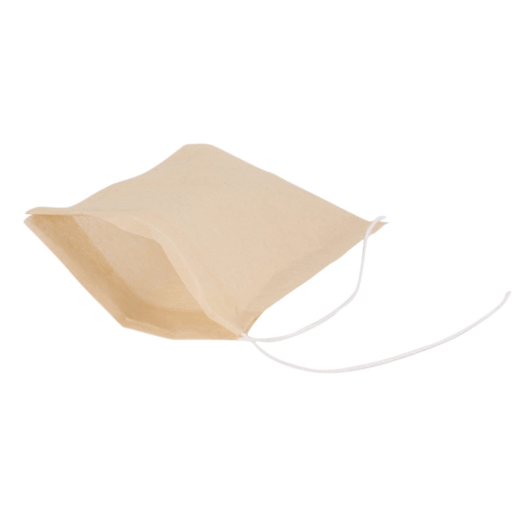 Paquete de 4000 Bolsas de Filtro de Té, Bolsa de Té de Papel Desechable con CordóN para Té de Hojas Sueltas, Café (Color Natural)