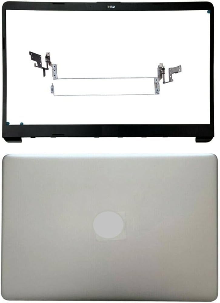 HP 15-DW 15S-DY 15S-DU LCD Back Cover + Front Bezel + Hinges Laptop Front Bezel Hinges (ABH) Silver Laptop Body Parts Replacement-image-29