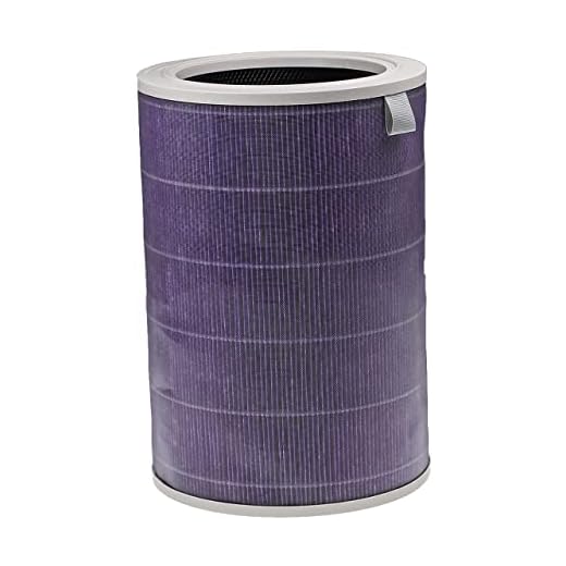 vhbw HEPA-filter kompatibelt med Xiaomi Mi Air Purifier 2H luftrenare – ersättningsfilter med integrerat aktivt kolfilter, antibakteriell