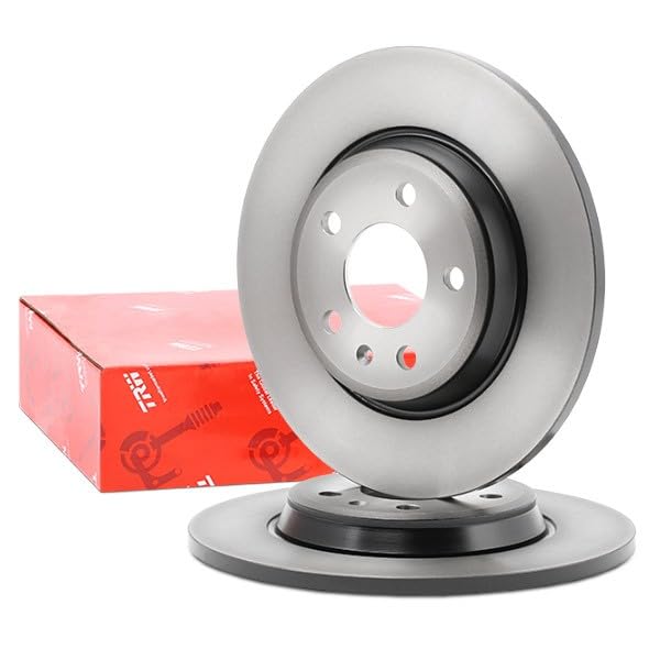 BOSCH Disco Freno Posteriore 281mm | 2 Pezzi Pieni | Altezza 44mm, Spessore 12mm, Cerchio Fori 114mm | E91, Per Toyota Yaris Cross, C-HR, RAV4